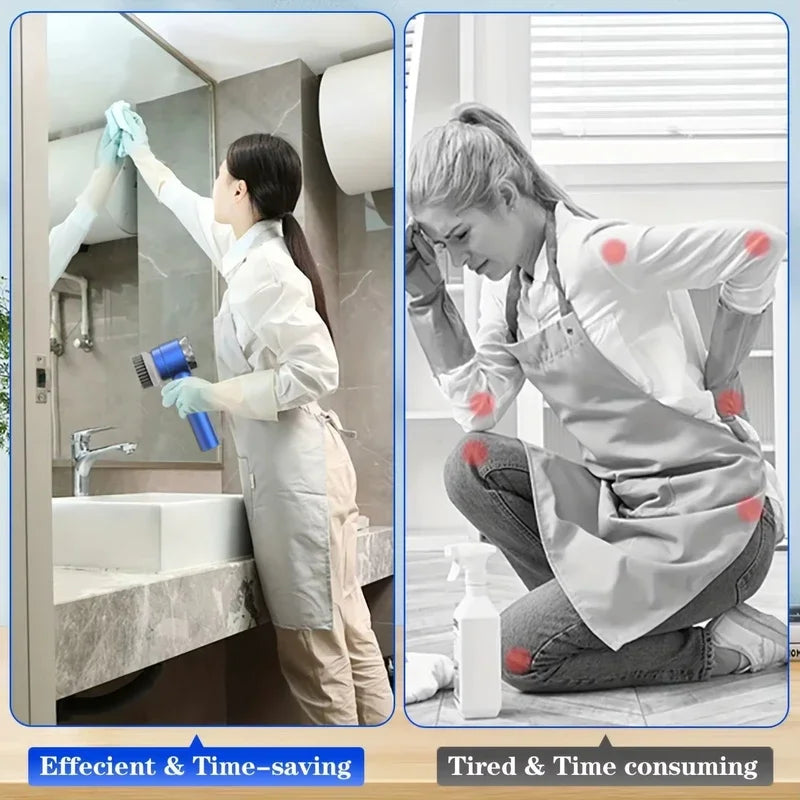 Wireless Electric Cleaning Brush | IPX7 Waterproof & USB Rechargeable